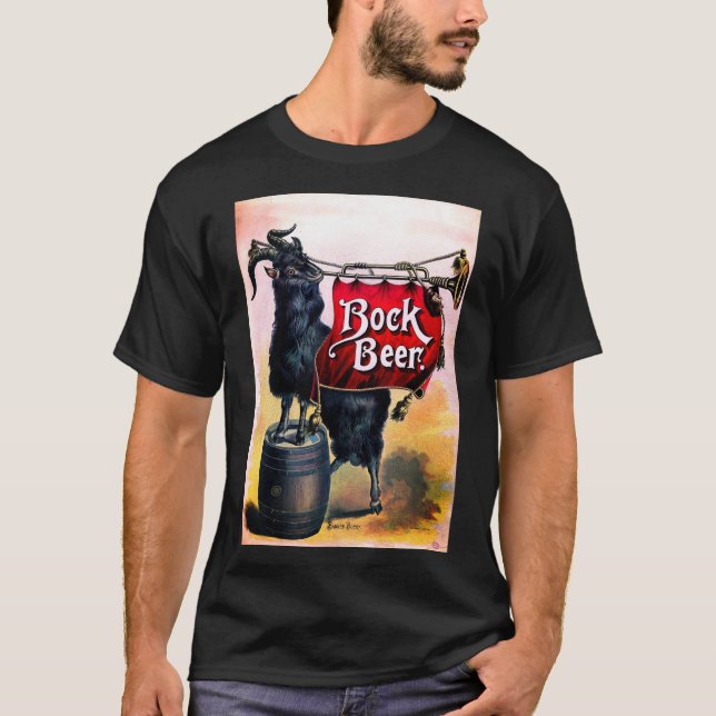 T-shirt Poster de la bière vintage Bock (Devant)