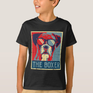 T-shirt Poster de la boîte Obama Animaux Vintages Chien de