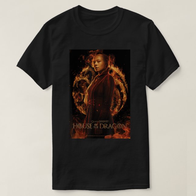 T-shirt Poster de la Maison du Dragon Rhaenyras (Design devant)