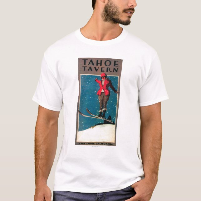 T-shirt Poster de la taverne Tahoe (Devant)