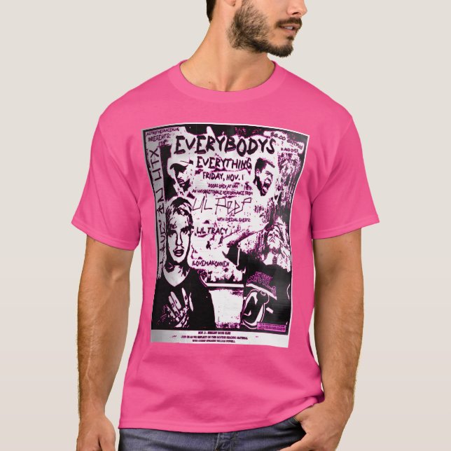 T-shirt Poster de l'affiche Faux Lil Peep Punk (Devant)