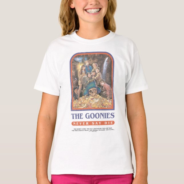 T-shirt Poster de l'anniversaire du trésor des Goonies (Devant)