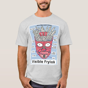 T-shirt Poster de l'Aqua Ado Hunger Force Visible Frylock