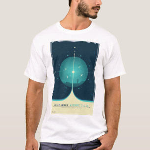 T-shirt Poster de l'horloge atomique Deep Space, version b