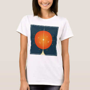 T-shirt Poster de l'horloge atomique Deep Space, version o