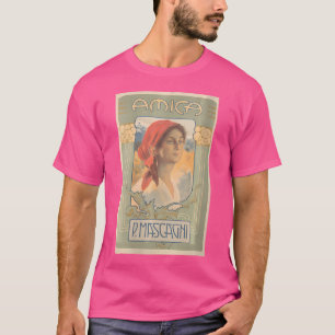 T-shirt Poster de l'opéra Vintage de l'Amérique