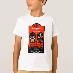 T-shirt Poster de lutte Vintage rétro