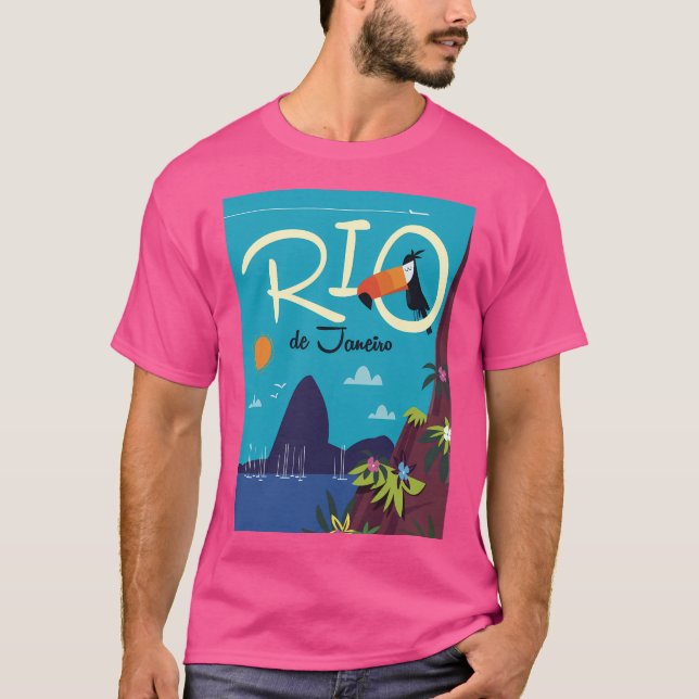 T-shirt Poster de Rio De Janeiro (Devant)