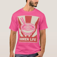 Poster de style japonais rétro Ramen Life