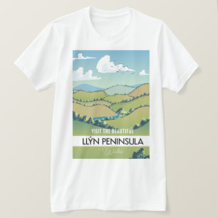 T-shirt Poster de vacances Lllibrement n Peninsula Pays de