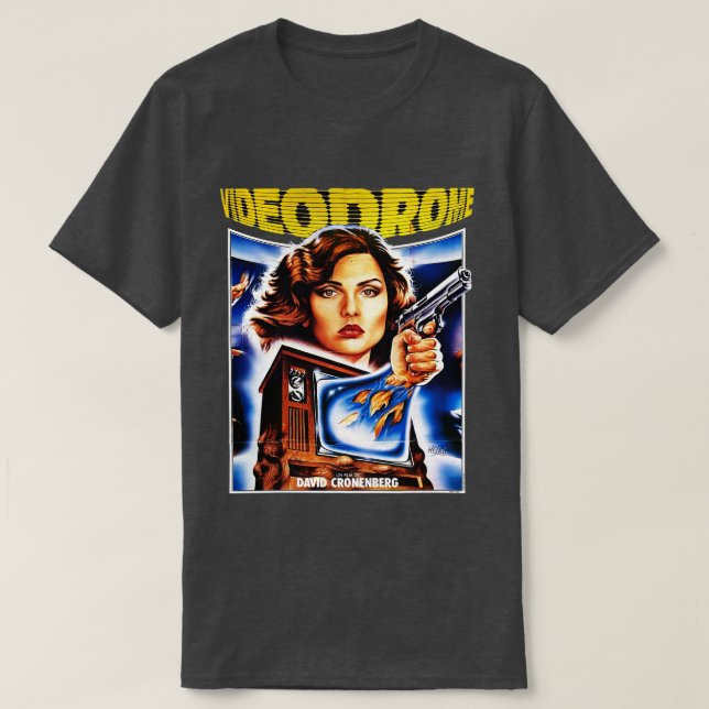 T-shirt Poster de VIDEODROME 1983 (Design devant)