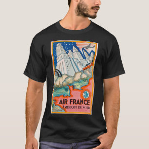 T-shirt poster de voyage Art déco