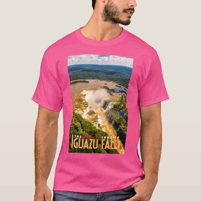 T-shirt Poster de voyage Iguazu Falls (Devant)