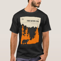 Poster de voyage minimal Vintage du parc national 