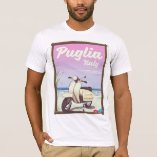 T-shirt Poster de Voyage Puglia Italie.