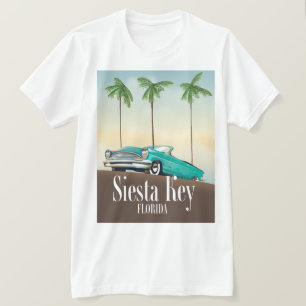 T-shirt Poster de voyage Siesta Key Florida