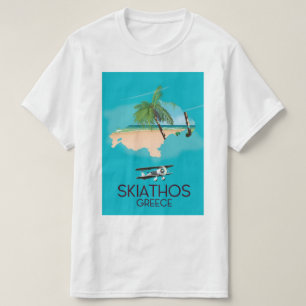 T-shirt poster de voyage Skiathos Grèce