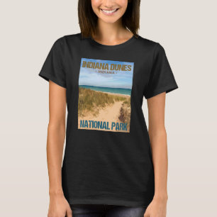 T-shirt Poster Design du parc national des Dunes Indiana