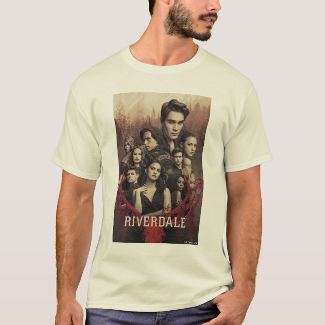 T-shirt Poster du crâne de cerfs de Riverdale (Devant)