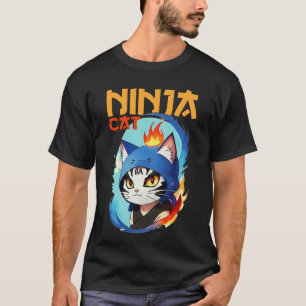 T-shirt Poster du héros du chat Ninja