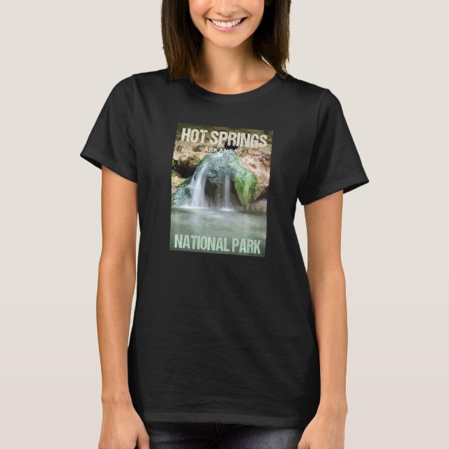 T-shirt Poster du Hot Springs National Park Arkansas (Devant)