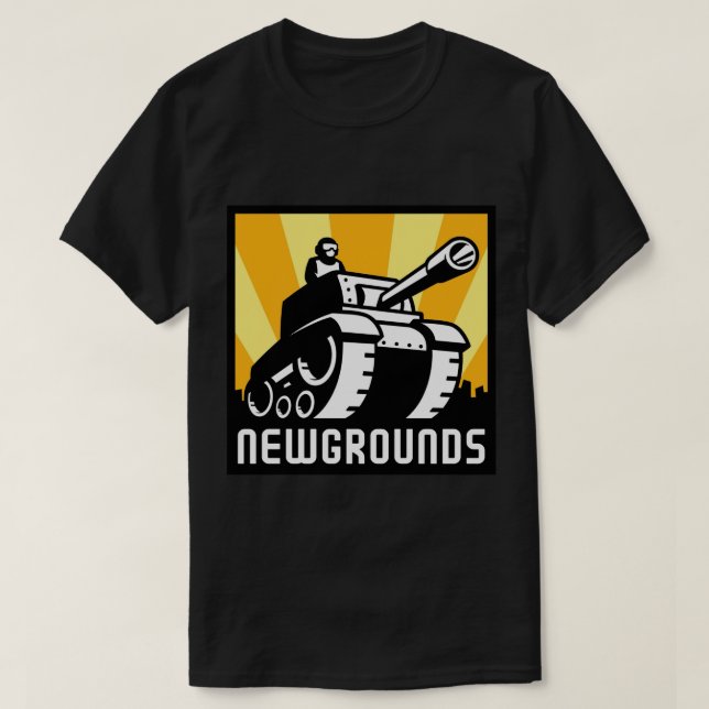 T-shirt Poster du logo de Newgrounds (Design devant)