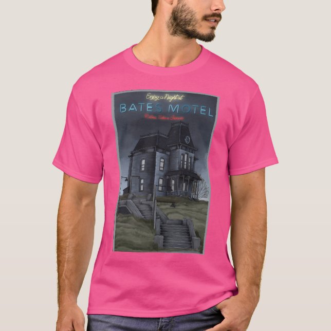 T-shirt Poster du Motel Bates (Devant)