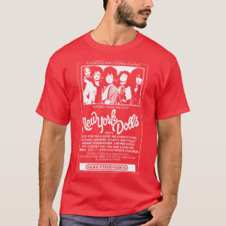 T-shirt Poster du New York Dolls Show