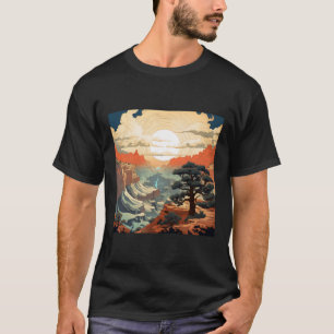 T-shirt Poster du parc national du Grand Canyon / Style Ho