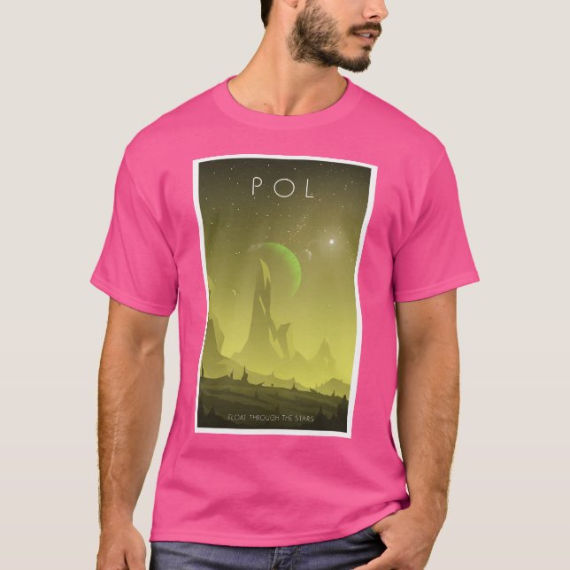 T-shirt Poster du programme spatial Kerbal - Pol (Devant)