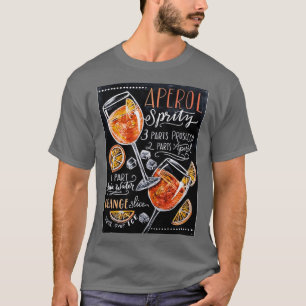 T-shirt Poster du tableau de bord Aperol Spritz