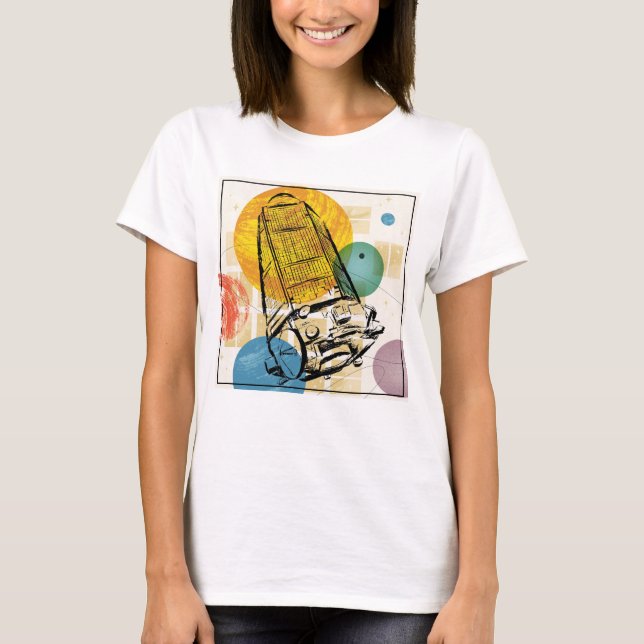 T-shirt Poster du télescope spatial Kepler. (Devant)