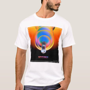 T-shirt Poster du télescope Spitzer.