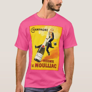 T-shirt Poster du vin vintage