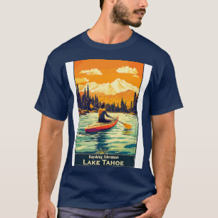 T-shirt Poster du Vintage voyage du parc national du lac T