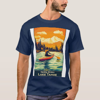 T-shirt Poster du Vintage voyage du parc national du lac T
