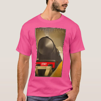 T-shirt Poster du Vintage voyage Exactitude