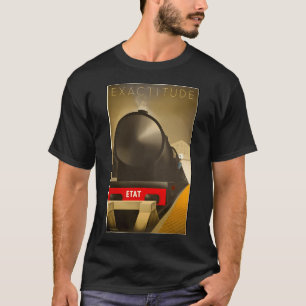 T-shirt Poster du Vintage voyage Exactitude
