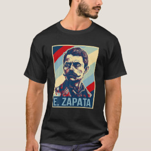 T-shirt Poster Emiliano Zapata Hero de la Révolution Mexic