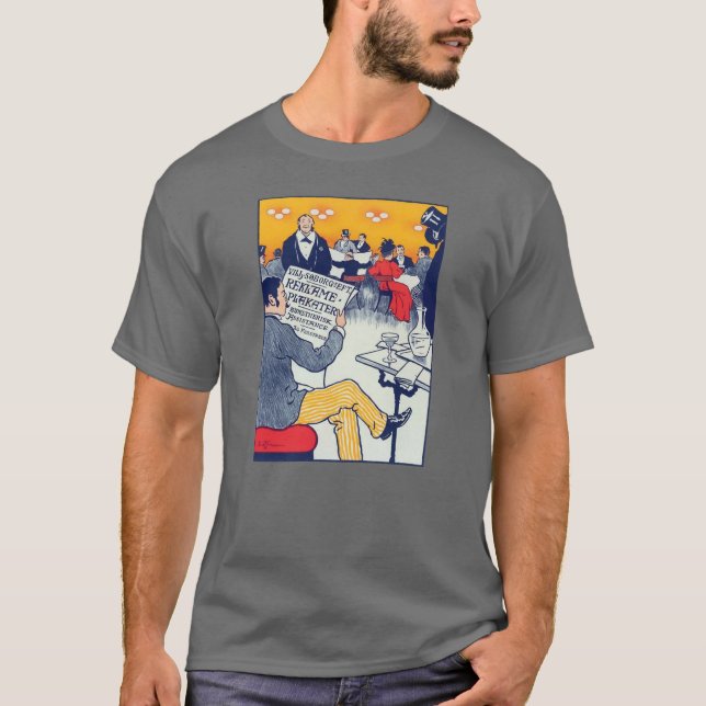 T-shirt Pøster et gris foncé (Devant)