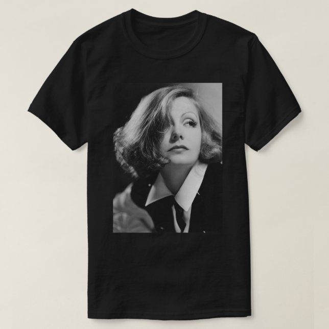 T-shirt Poster Garbo BW1 (Design devant)