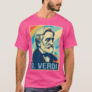 T-shirt Poster Giuseppe Verdi Opéra italien
