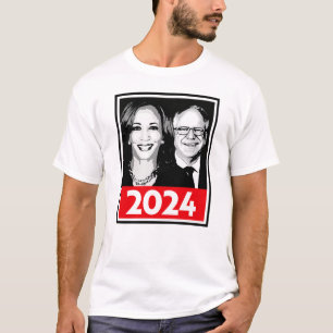 T-shirt Poster Harris Walz 2024