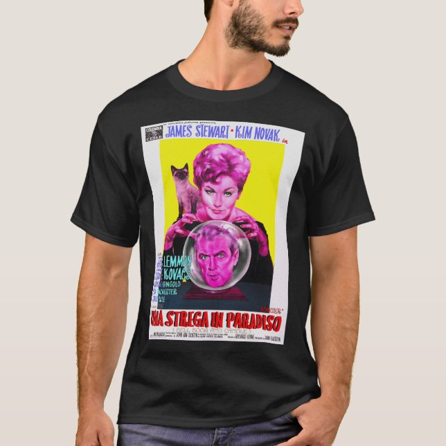 T-shirt Poster Italien De Bell Livre Et Bougie  (Devant)