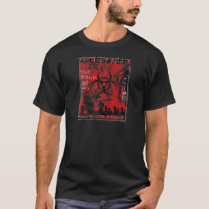 T-shirt Poster japonais Zombie Movie Horreur rétro Hallowe