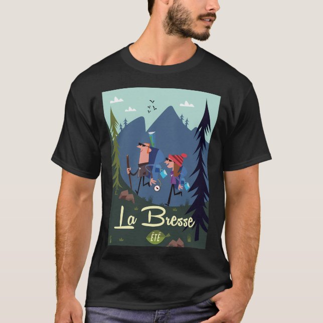 T-shirt Poster La Bresse (Devant)