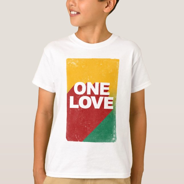 T-shirt Poster One Love (Devant)