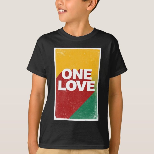 T-shirt Poster One Love (Devant)