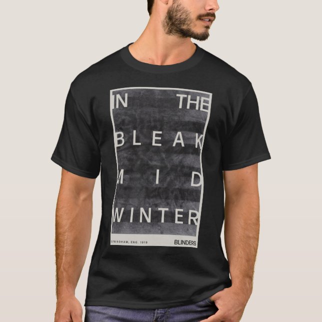 T-shirt Poster Peaky - Rustic Peaky Blinders (Devant)