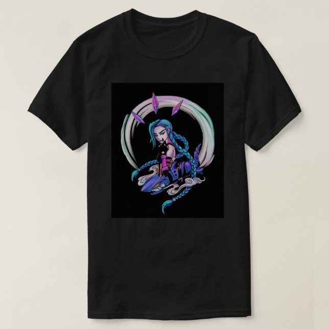 T-shirt Poster Pop Arcane Jinx.png (Design devant)
